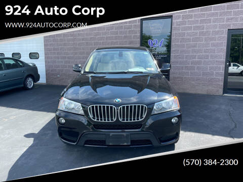 2011 BMW X3 for sale at 924 Auto Corp in Sheppton PA