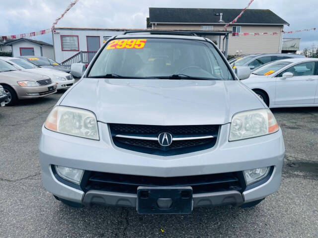 2002 Acura MDX for sale at New Creation Auto Sales in Everett, WA