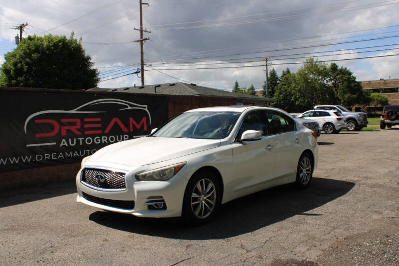 2014 Infiniti Q50 for sale at Dream Auto Group in Shelby Township MI