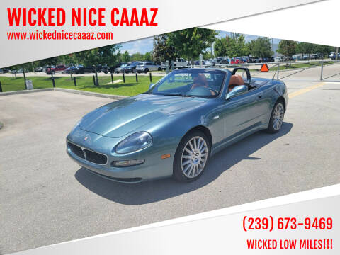 2002 Maserati Spyder for sale at WICKED NICE CAAAZ in Cape Coral FL