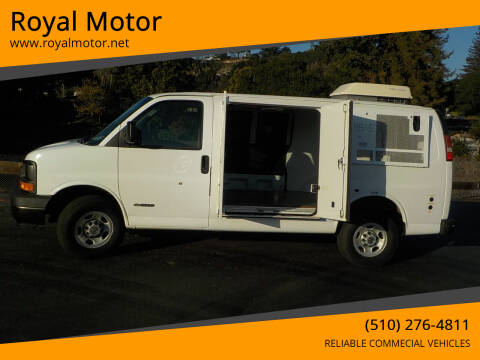 2003 Chevrolet Express Cargo for sale at Royal Motor in San Leandro CA