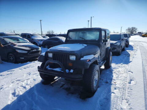 1991 Jeep Wrangler for sale at PYRAMID MOTORS - Fountain Lot in Fountain CO