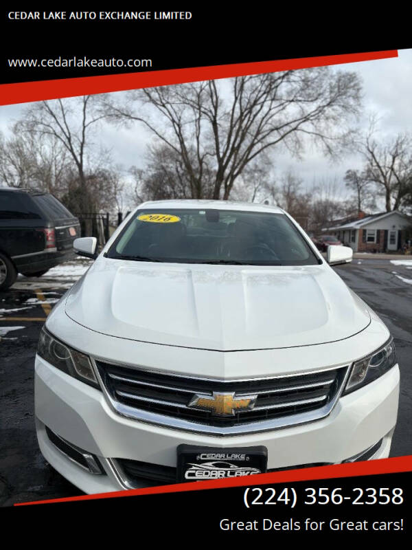 2016 Chevrolet Impala for sale at CEDAR LAKE AUTO EXCHANGE LIMITED in Round Lake Beach IL