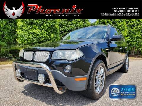 2008 BMW X3 for sale at Phoenix Motors Inc in Raleigh NC