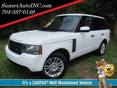 2011 Land Rover Range Rover for sale at Sunset Auto in Charlotte NC