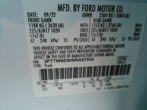 2022 Ford Maverick XL