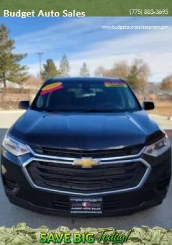 2020 Chevrolet Traverse for sale at Budget Auto Sales in Carson City NV