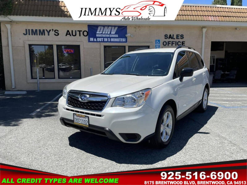 2015 Subaru Forester for sale at JIMMY'S AUTO WHOLESALE in Brentwood CA
