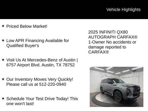 2025 Infiniti QX80 Autograph