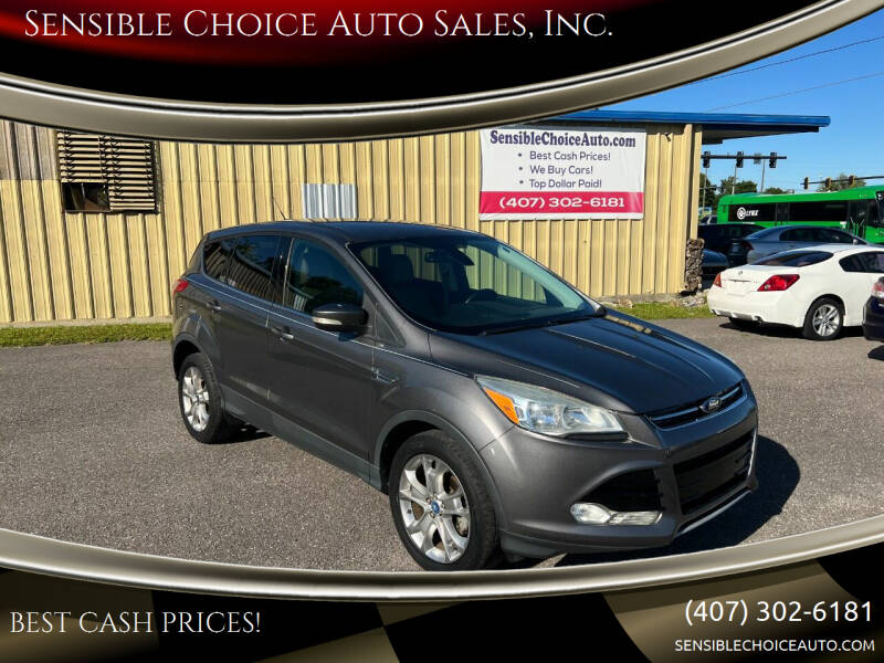 2013 Ford Escape for sale at Sensible Choice Auto Sales, Inc. in Longwood FL