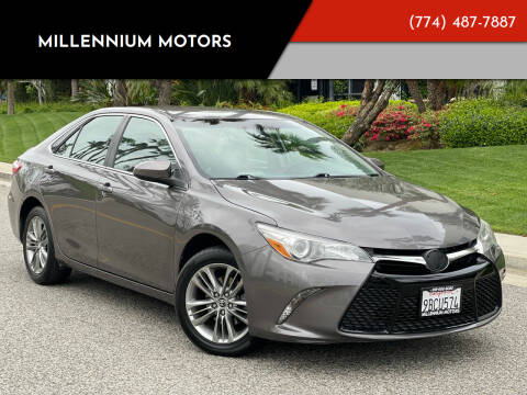 2015 Toyota Camry for sale at MILLENNIUM MOTORS in Van Nuys CA