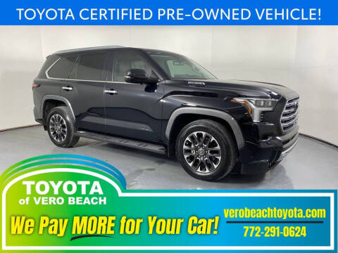 2024 Toyota Sequoia for sale at PHIL SMITH AUTOMOTIVE GROUP - Toyota Kia of Vero Beach in Vero Beach FL