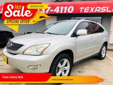 2004 Lexus RX 330 for sale at Texas Luxury Auto in Cedar Hill TX