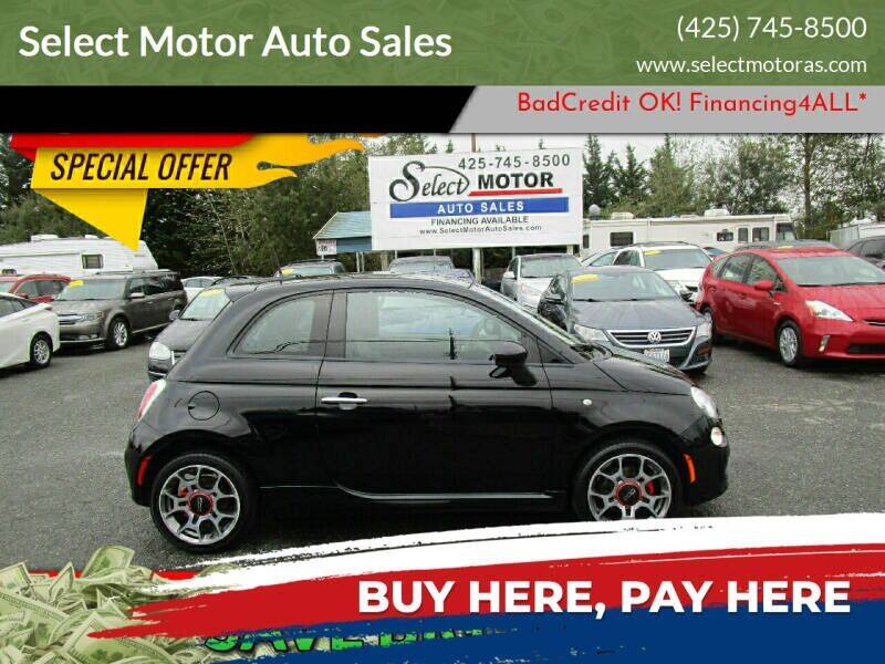 2013 FIAT 500 for sale at Select Motor Auto Sales in Lynnwood WA