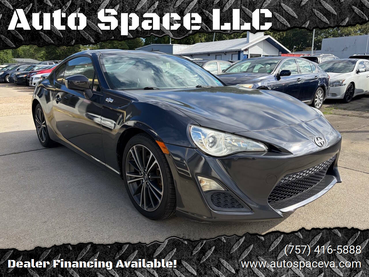 Dk. Gray 2013 Scion FR-S Base 2dr Coupe 6A 1
