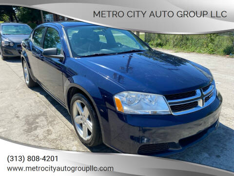 2013 Dodge Avenger for sale at METRO CITY AUTO GROUP LLC in Lincoln Park MI