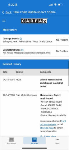 1994 Ford Mustang SVT Cobra