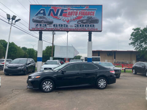 2019 Toyota Camry Hybrid for sale at ANF AUTO FINANCE in Houston TX