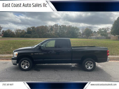 2007 Dodge Ram 1500 for sale at East Coast Auto Sales llc in Virginia Beach VA