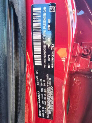 2017 Alfa Romeo Giulia Ti