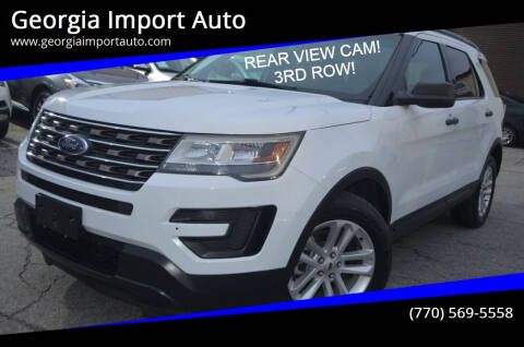 2016 Ford Explorer for sale at Georgia Import Auto in Alpharetta GA