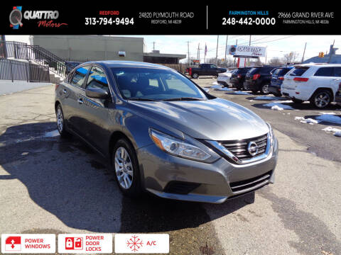2016 Nissan Altima for sale at Quattro Motors 2 in Farmington Hills MI