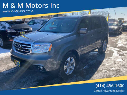 2013 Honda Pilot for sale at M & M Motors Inc in West Allis WI