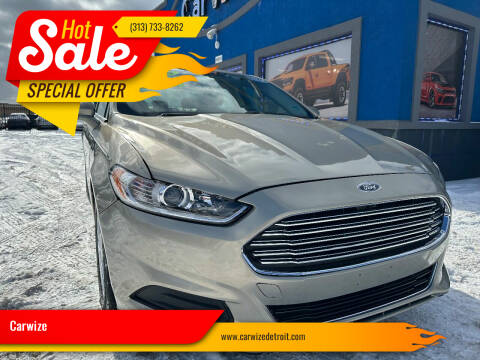 2015 Ford Fusion for sale at Carwize in Detroit MI