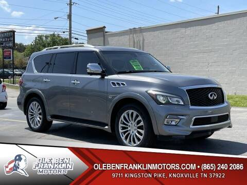2015 Infiniti QX80 for sale at Ole Ben Franklin Motors Clinton Highway in Knoxville TN