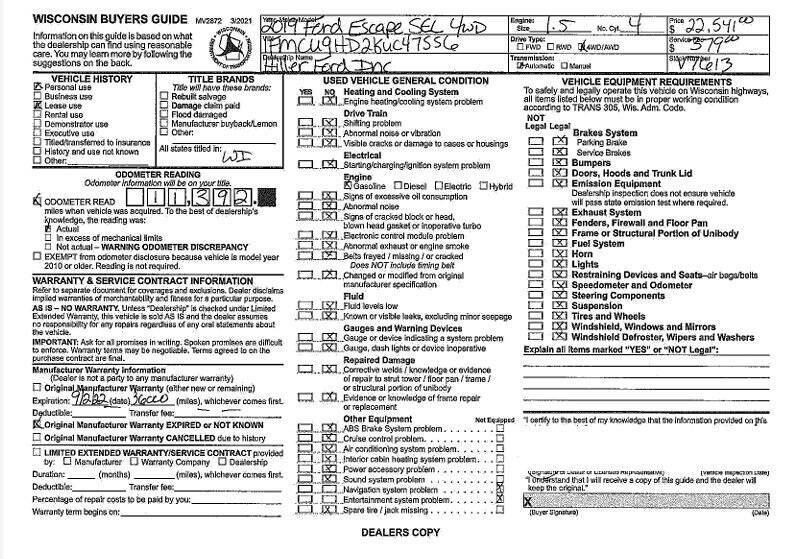 2019 Ford Escape SEL