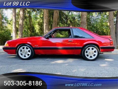 1989 Ford Mustang for sale at LOT 99 LLC in Milwaukie OR