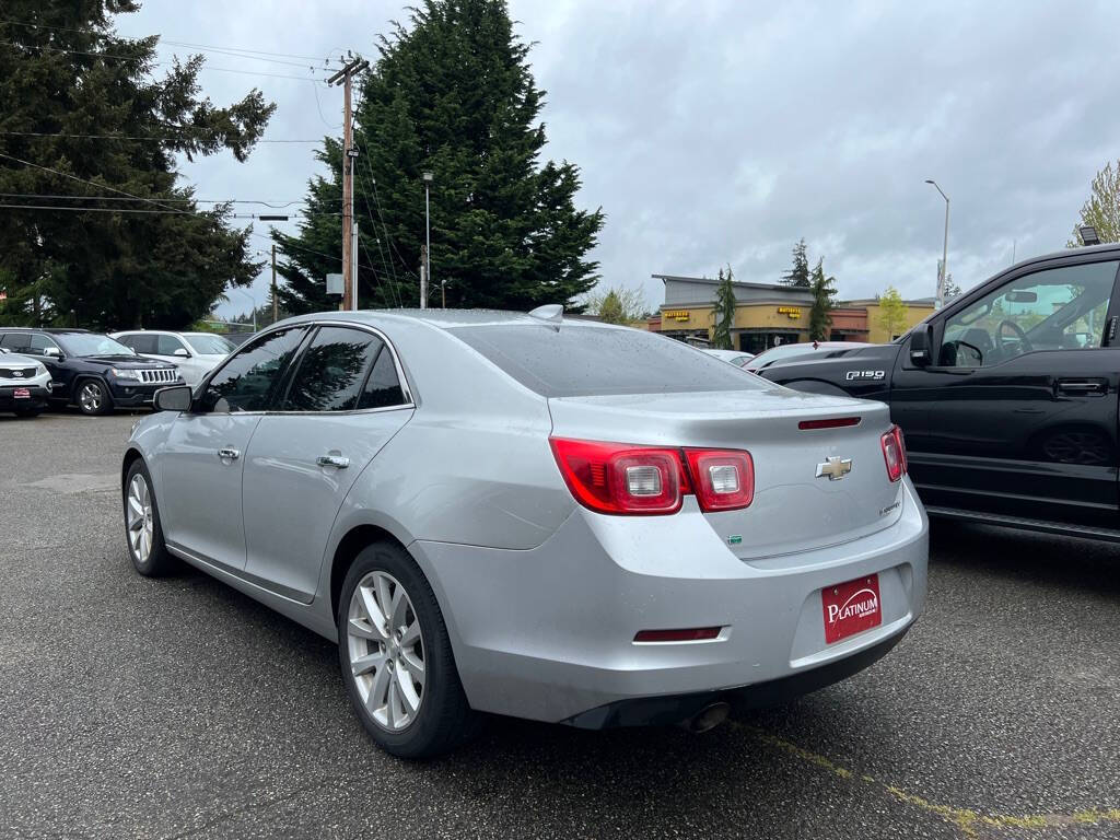 2015 Chevrolet Malibu for sale at PLATINUM AUTO SALES INC in Lacey, WA