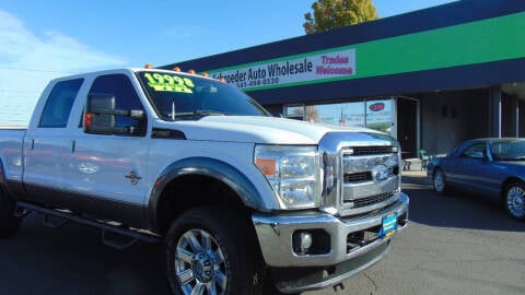 2013 Ford F-250 Super Duty for sale at Schroeder Auto Wholesale in Medford OR