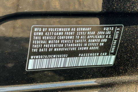 2012 Volkswagen Golf 2.5L PZEV