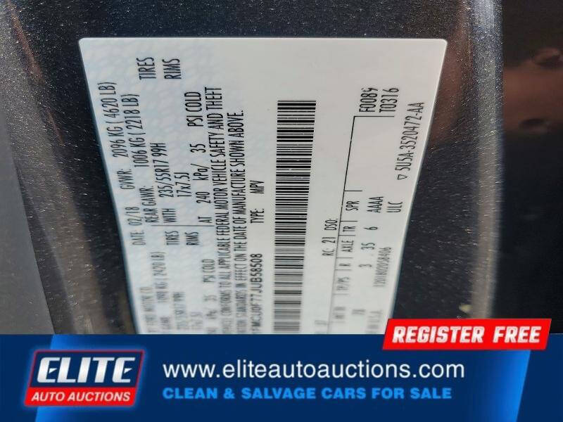 2018 Ford Escape S