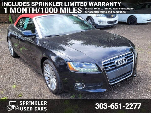 2012 Audi A5 for sale at Sprinkler Used Cars in Longmont CO