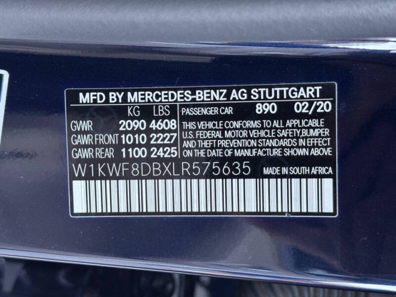 2020 Mercedes-Benz C-Class C 300