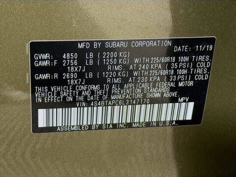 2020 Subaru Outback Touring