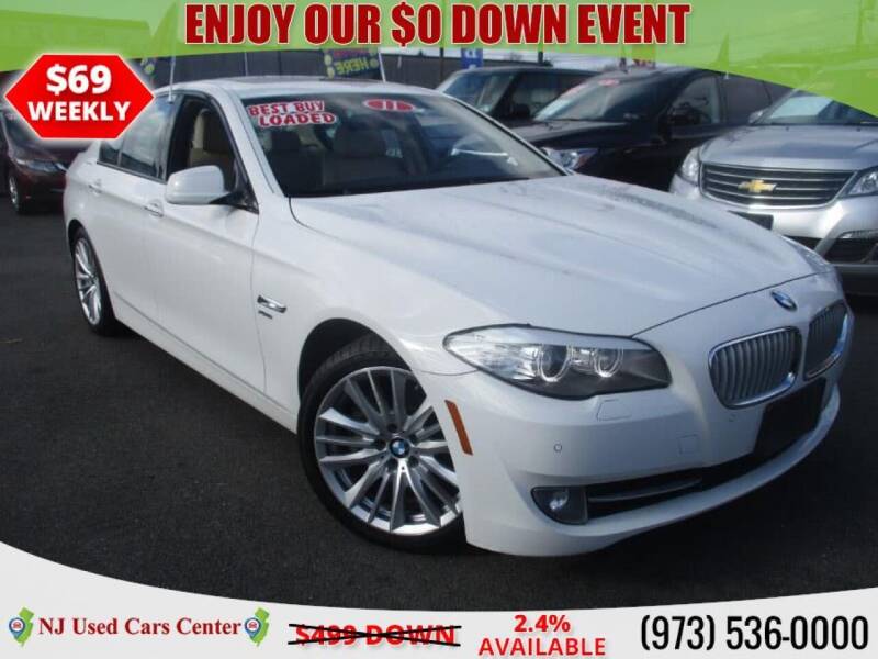 2011 BMW 5 Series for sale at New Jersey Used Cars Center in Irvington NJ