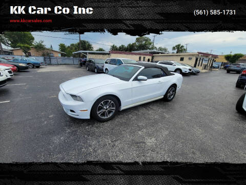 2014 Ford Mustang for sale at KK Car Co Inc in Lake Worth FL