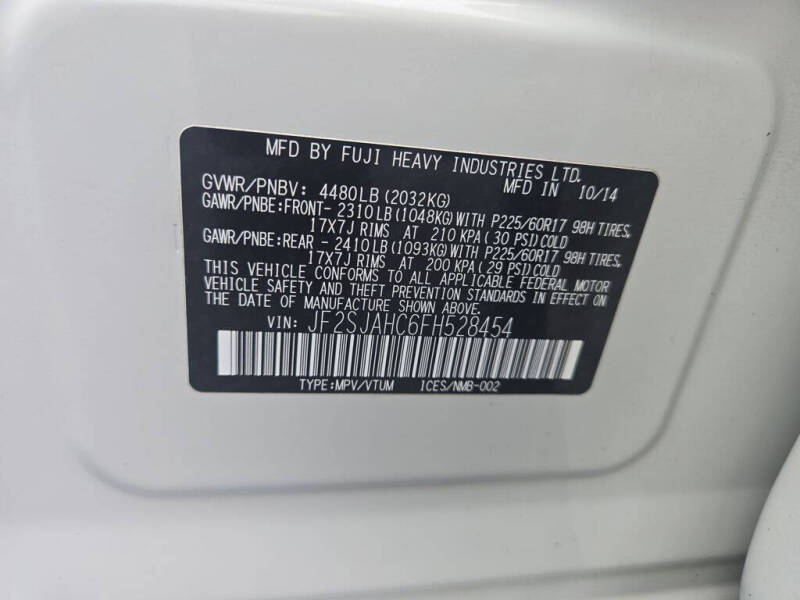 2015 Subaru Forester 2.5i Limited