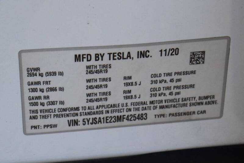 2021 Tesla Model S Long Range Plus
