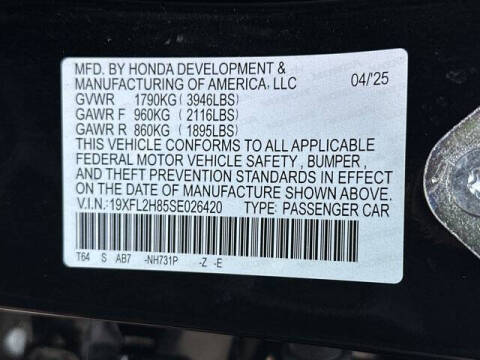 2025 Honda Civic Sport