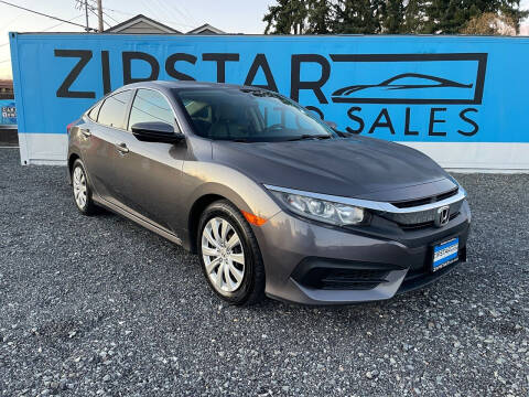 2018 Honda Civic for sale at Zipstar Auto Sales in Lynnwood WA