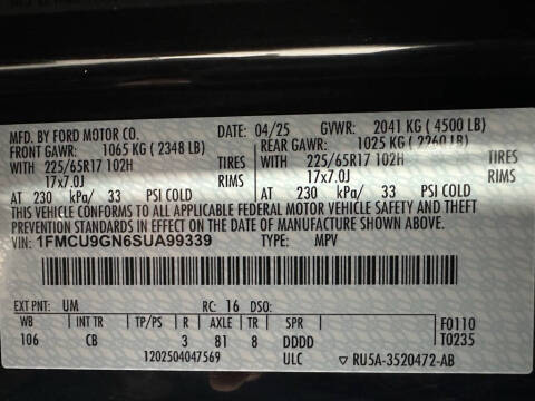 2025 Ford Escape Active