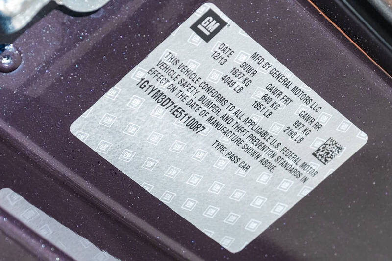 2014 Chevrolet Corvette Stingray Z51