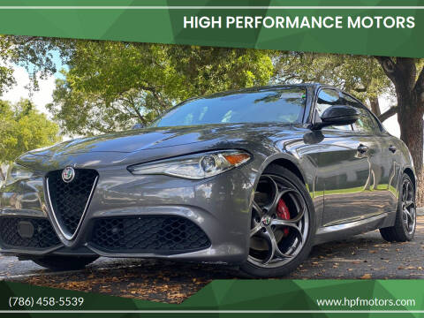 2017 Alfa Romeo Giulia for sale at HIGH PERFORMANCE MOTORS in Hollywood FL