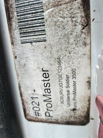 2016 RAM ProMaster 3500 159 WB