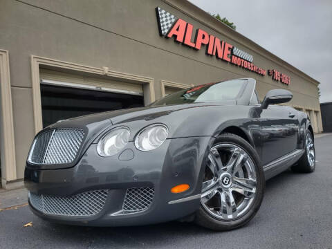 2011 Bentley Continental for sale at Alpine Motors Certified Pre-Owned in Wantagh NY