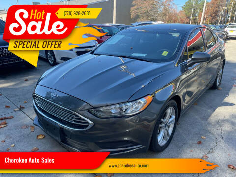 2018 Ford Fusion for sale at Cherokee Auto Sales in Acworth GA